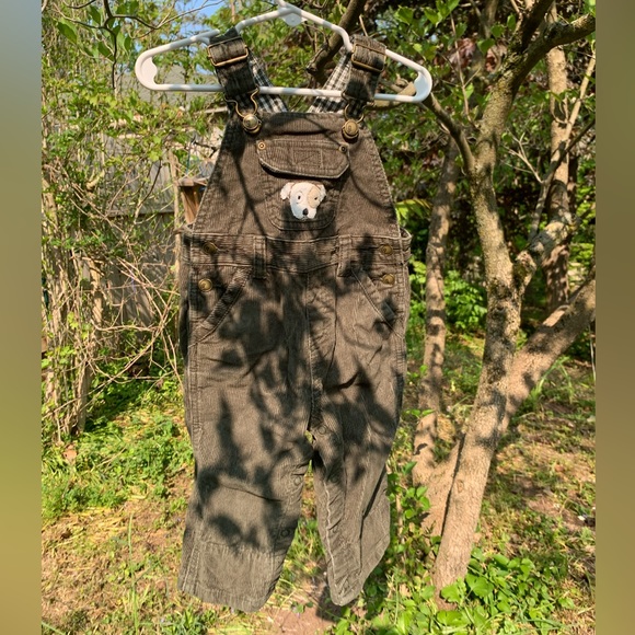 Gymboree Other - Gymboree Infant Puppy Dog Corduroy Overalls